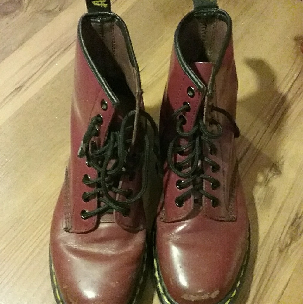 Cherry Red 1460 Smooth Dr Marten  Boots